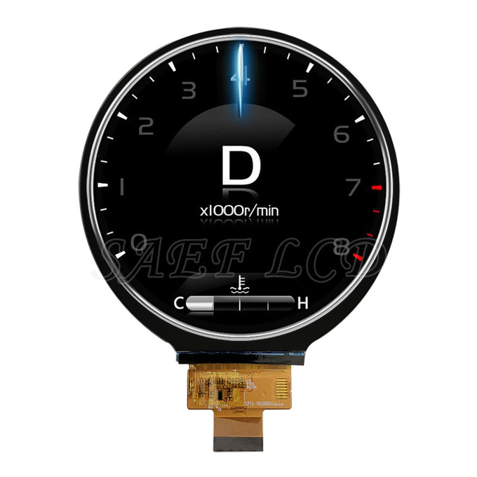 HDMI TFT LCD Display 4 Inch Round, Circular TFT LCD 4" With MIPI Interface 6