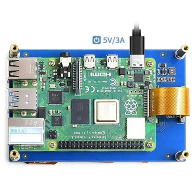 CTP 4.3 Inch HDMI Raspberry Pi Dsi Display 800x480 Full Viewing Angle 1
