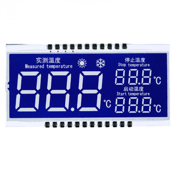 Metal Pin LCD Panel Display TN HTN STN FSTN Type Segment Digital Display 1
