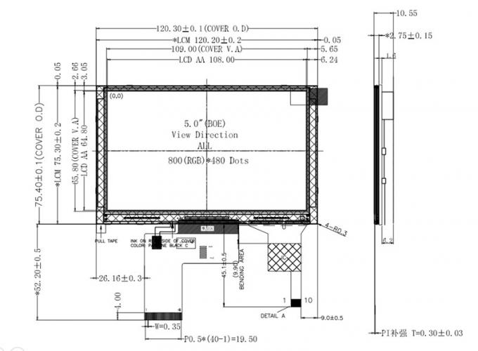 5 Inch Mini TFT HDMI LCD Display (For Raspberry Use), 5 Inch Small HDMI Signal TFT Display 0