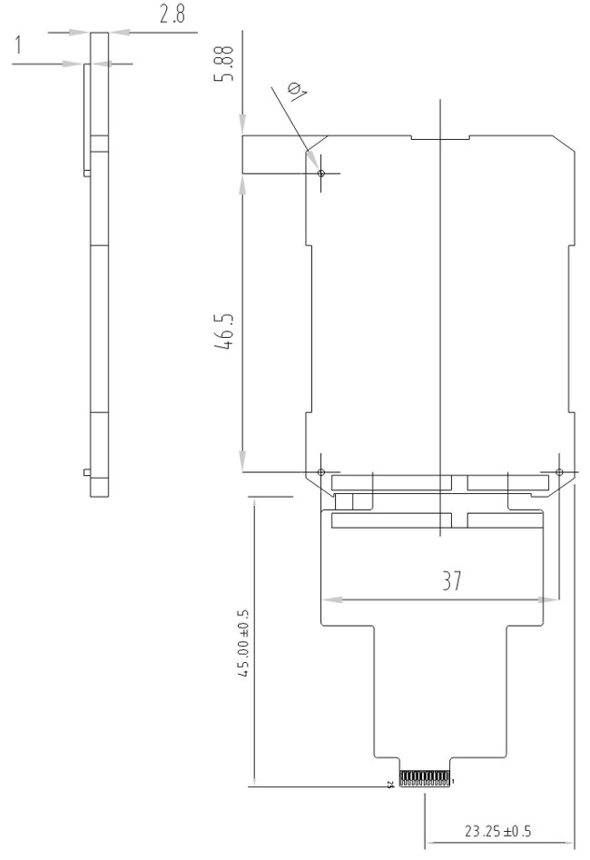 2.2" Inch Touch Panel Screen 176x220 ILI9225G QCIF REACH RoHS Compliant 1
