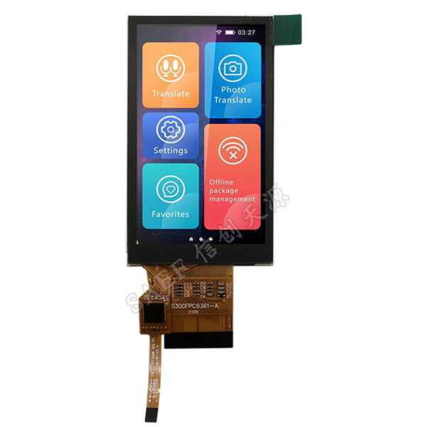 Touch Screen PCAP TFT Display 3" 240x400 MCU 8bits 16bits Interface 40 Pin 2