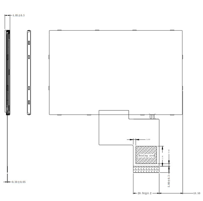 4.3" Inch LCD TFT Screen 480x272 IPS full viewing angle RGB interface with Resistive Touch Panel LCD TFT Screen 1