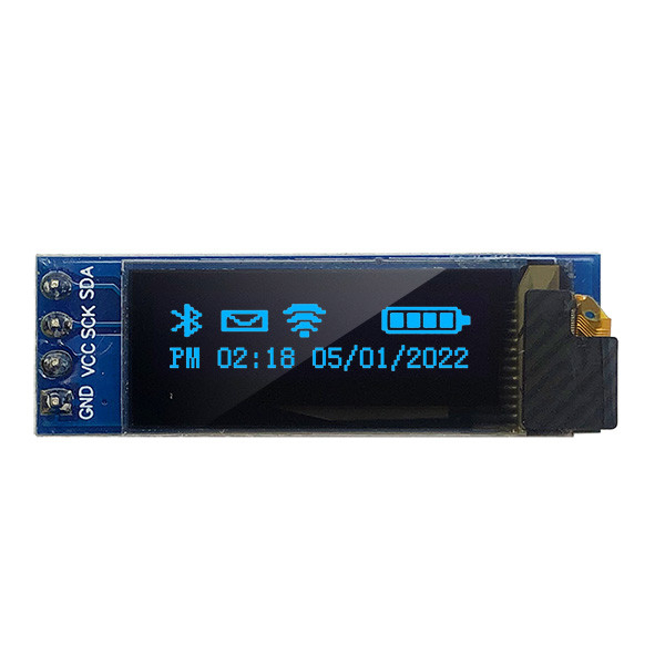 China OLED Display Factory 0.91 inch 128x32 OEL Module Inch 4 Pins I2C Interface SSD1306 Driver IC
