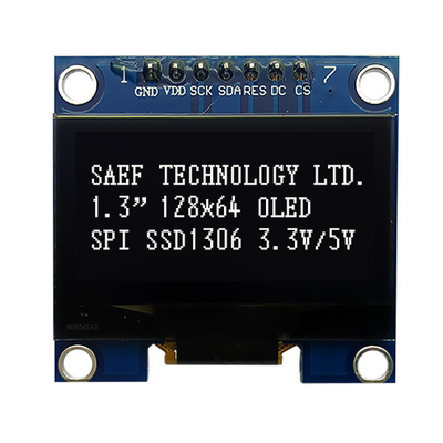 SPI Interface OLED Display 1.3 Inch OLED 7 Pin With SH1106 Driver IC