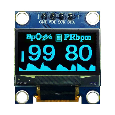 Factory Price 0.96 Inch OLED Module 128x64 COG with 4 Header Pin I2C Interface