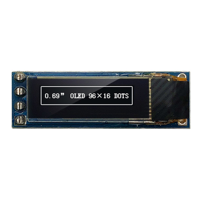 4 Pins 96x16 OLED Display Module 0.69 Inch I2C IIC SSD1306 3V/5V Compatible
