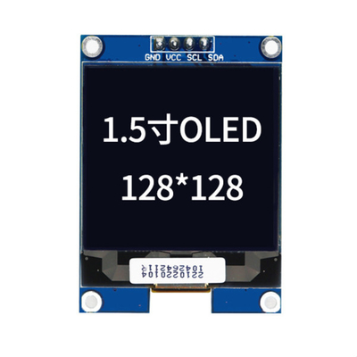 1.5 Inch OLED Display Module Unit 128x128 Pixels 4 Pins I2C Interface