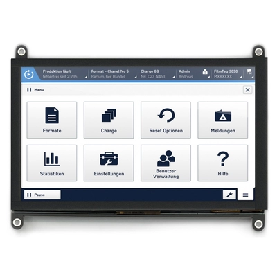 HDMI TFT Display Manufacturer 7 Inch TFT LCD with Capacitive Touchscreen Compatible with Raspberry PI