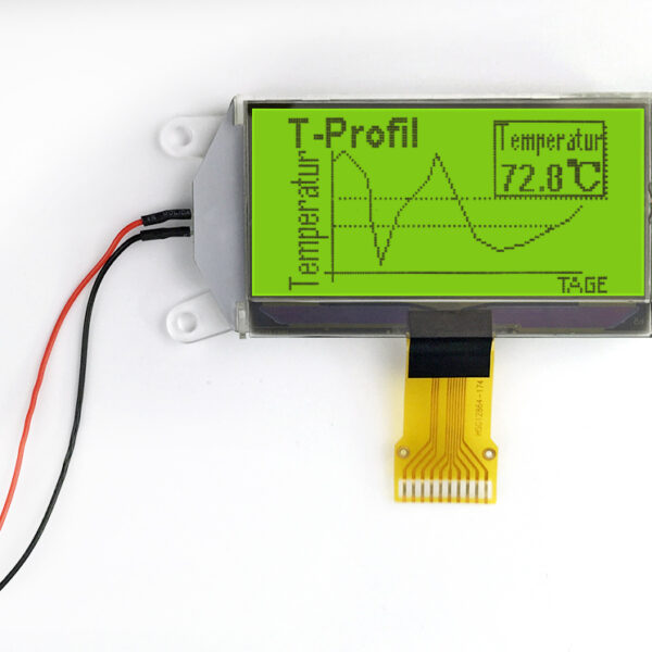 Graphic LCD Manufacturer China SPI COG 128x64 Dots 28 Pin STN Yellow Green LCD Display ST7567