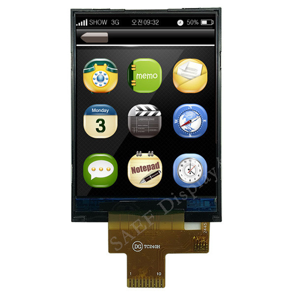 TFT LCD Display Manufacturers supply 2.4 inch QVGA 240x320 SPI&MCU Interface