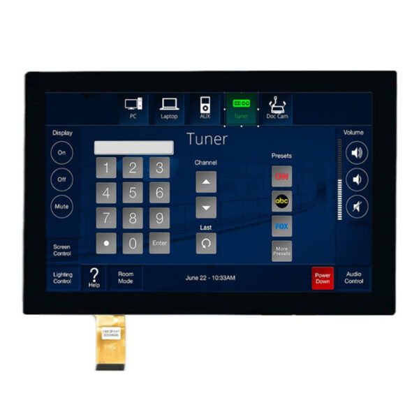 13.3 Inch TFT LCD Display with Projected Capacitive Touchscreen, EDP TFT LCD 13.3 Inch 1920*1080 Resolution