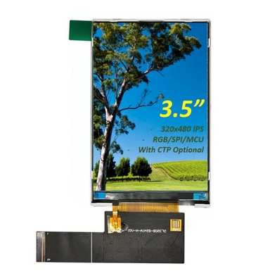 3.5 Inch TFT LCD Display Module, 3.5" IPS TFT LCD Distributors China 320x480 HVGA Interface