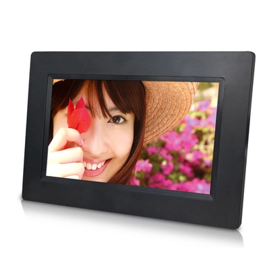 Digital photo frame 7-inch 800x480, without built-in battery and memory, with 7 buttons