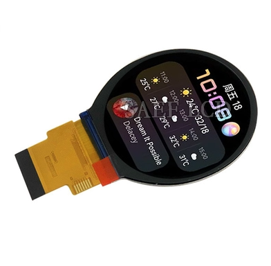 Round IPS TFT LCD Display 2.1" 480x480 With ST7701S Controller SPI&RGB Interface