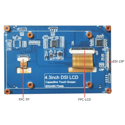 Charging Pile Display TFT 4.3 Inch HDMI Capacitive Touch TFT Screen Compatible With Raspberry Pi
