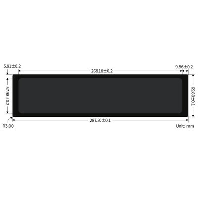11.9 Inch Capacitive Screen 320×1480 IPS Monitor With HDMI Output Signal Supporting Raspberry Pi Windows