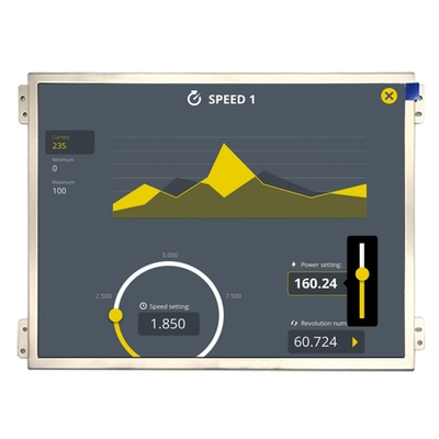 TFT Display Manufactures 10.4inch Industrial TFT LCD Display 1024x768 Pixels LVDS Interface