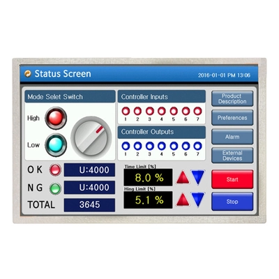 TFT display manufactures 10.1 Inch 1280x800 Pixels RGB 8 Bits LVDS Industrial TFT Display 40 Pins