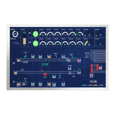 GV121WXM-N80 12.1 Inch Industrial / Medical TFT Display 1280x800 LVDS 450 Nits For HMI