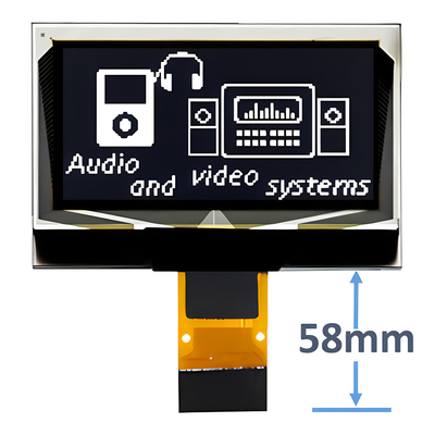 1.3 Inch Graphic OLED Display Module 128x64 Passive Matrix 16 Pin ZIF Connection CH1116 Driver