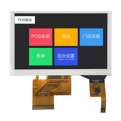 Capacitive Touchscreen 5 inch 800x480 RGB TFT LCD Display Module For Industrial Equipment Use