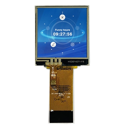 1.44 Inch Square TFT LCD Display Screen 128x128 MPU Interface ZIP FPC