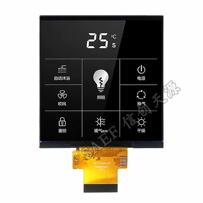 TFT Display Manufactures China Supply 4inch Square TFT LCD, Capacitive Touchscreen 4" 480X480 TFT LCD Display