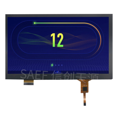7 Inch PCAP TFT Display 1024x600 MIPI Interface IPS Full Viewing Angle With CTP