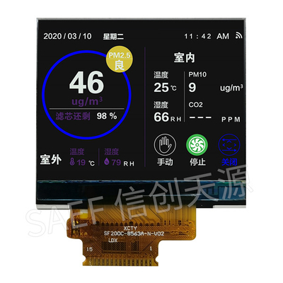 China LCD Factory Supply QVGA TFT Display 2 Inch ILI9342C Driver SPI Interface