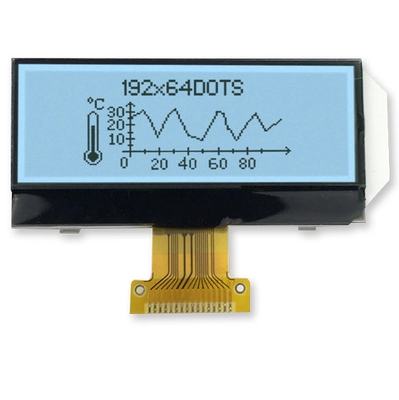 LCD Manufactures China Supply COG 192x64 Graphic LCD Display FSTN Positive UC1609C 3.3V SPI Interface