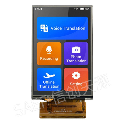 3.5 Inch Touch TFT LCD Display HVGA TN Type 320X480 MCU 16bit Interface