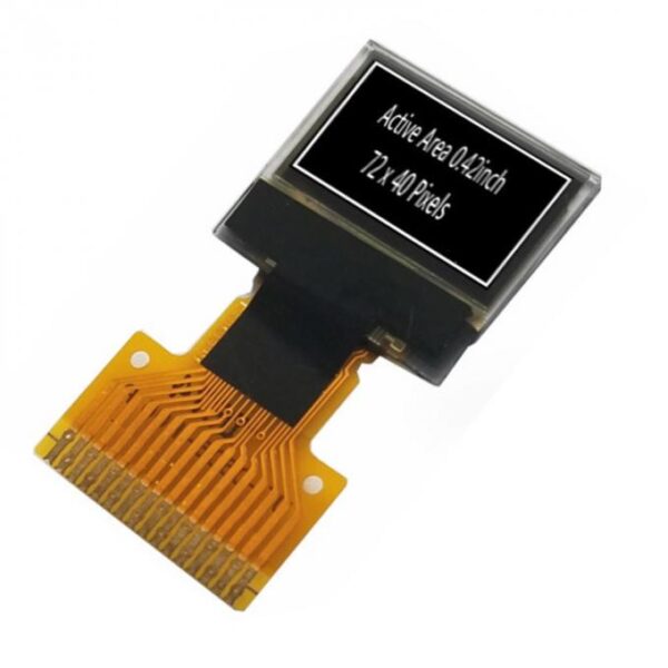 Tiny Size OLED Display 0.42 Inch 72x40 Dots, OEL Display Module 0.42 Inch